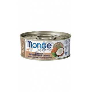 Monge Supreme Adult Tonno, Riso Integrale & Cocco 80 Gr.