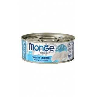 Monge Supreme Sterilised Tonno & Calamari 80 Gr.