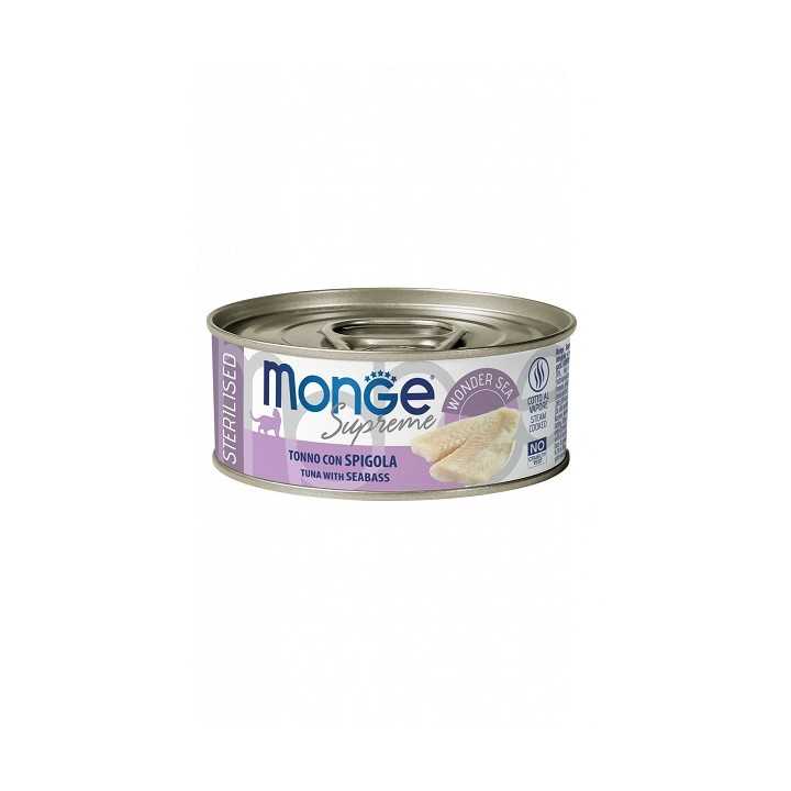 Monge Supreme Sterilised Tonno & Spigola 80 Gr.
