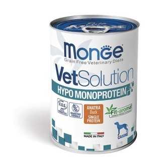 Monge Vetsolution Dog Hypoallergenic Monoprotein Anatra 400 Gr.