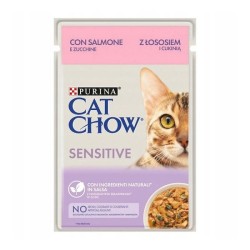 Purina Cat Chow Sensitive Salmone & Zucchine 85 Gr.