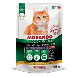 Morando Tradizioni Italiane Bocconcini Sterilized Tacchino & Carote 85 Gr.