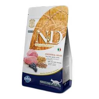 N&D Cat Low Ancestral Grain Adult Agnello & Mirtillo 1,5 Kg.