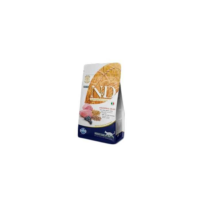 N&D Cat Low Ancestral Grain Adult Agnello & Mirtillo 1,5 Kg.