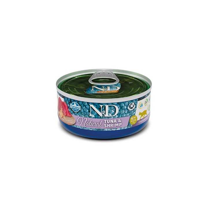 N&D Cat Natural Tonno & Gamberetti 70 Gr.