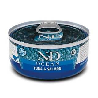 N&D Cat Ocean Tonno & Salmone 70 Gr.