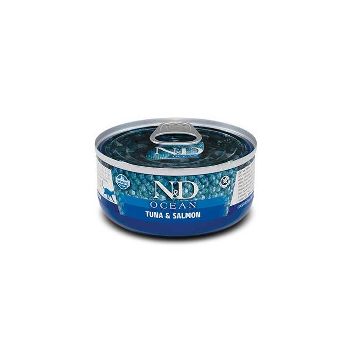 N&D Cat Ocean Tonno & Salmone 70 Gr.