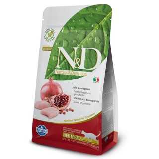 N&D Cat Prime Neutered Adult Pollo & Melograno 300 Gr.