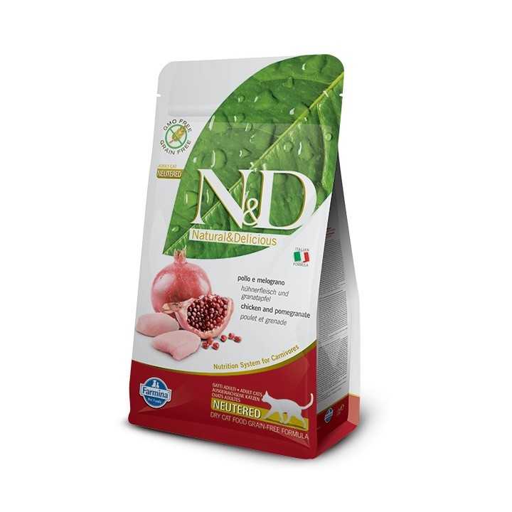 N&D Cat Prime Neutered Adult Pollo & Melograno 300 Gr.