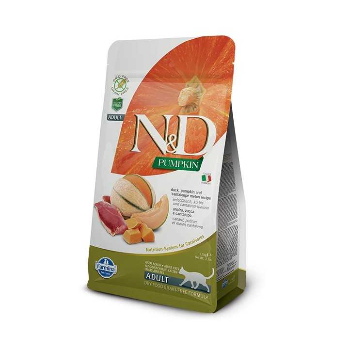 N&D Cat Pumpkin Formula Anatra Zucca & Cantalupo 300 Gr.