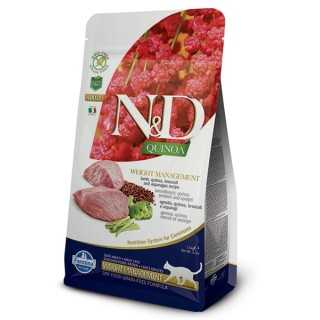 N&D Cat Quinoa Weight Management Agnello Quinoa & Broccoli 300 Gr.