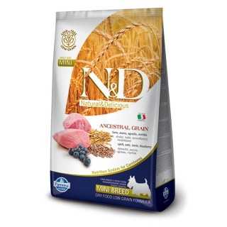 N&D Dog Ancestral Grain Adult Mini Agnello & Mirtillo 7 Kg.