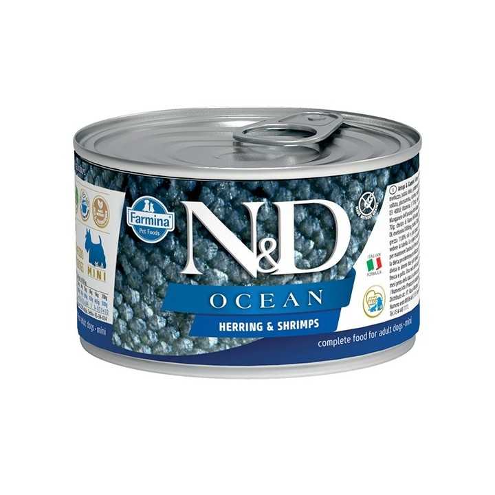 N&D Dog Ocean Aringa & Gamberetti 140 Gr.