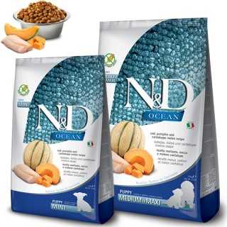 N&D Dog Ocean Puppy Mini Merluzzo, Zucca & Melone 800 Gr.