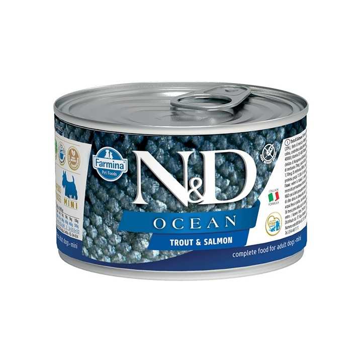 N&D Dog Ocean Trota & Salmone 140 Gr.