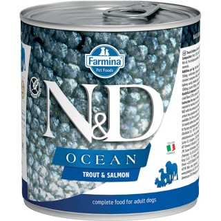 N&D Dog Ocean Trota & Salmone 285 Gr.