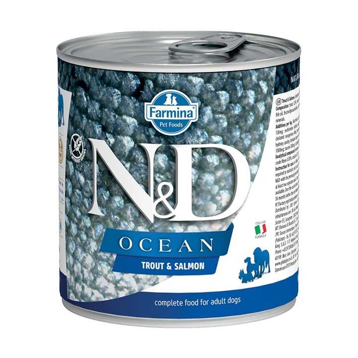 N&D Dog Ocean Trota & Salmone 285 Gr.