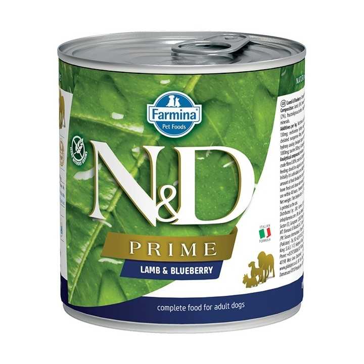 N&D Dog Prime Agnello & Mirtillo 285 Gr.