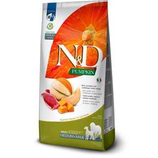 N&D Dog Pumpkin Adult Medium/Maxi Anatra, Zucca & Melone 12 Kg.