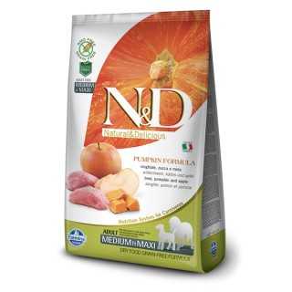 N&D Dog Pumpkin Adult Medium/Maxi Cinghiale, Zucca & Mela 12 Kg.