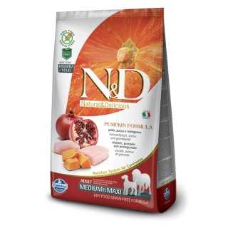 N&D Dog Pumpkin Adult Medium/Maxi Pollo Zucca & Melograno 2,5 Kg.