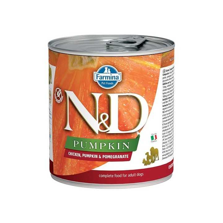 N&D Dog Pumpkin Pollo, Zucca & Melograno 285 Gr.