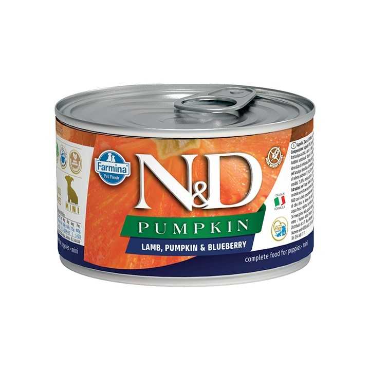 N&D Dog Pumpkin Puppy Agnello Zucca & Mirtillo 140 Gr.
