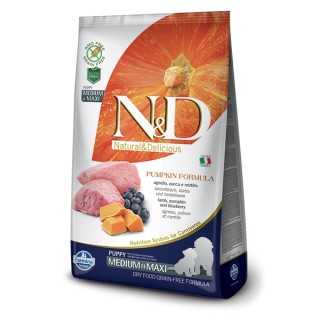 N&D Dog Pumpkin Puppy Medium/Maxi Agnello Zucca & Mirtillo 12 Kg.