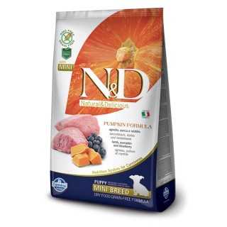 N&D Dog Pumpkin Puppy Mini Agnello Zucca & Mirtillo 800 Gr.