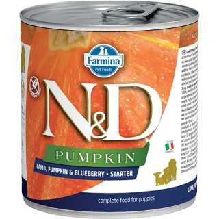 N&D Dog Pumpkin Starter Agnello, Zucca & Mirtilli 285 Gr.