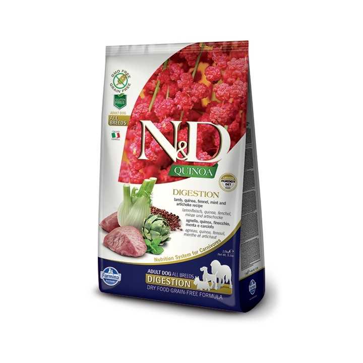 N&D Dog Quinoa Digestion Adult Agnello Quinoa & Finocchio 7 Kg.