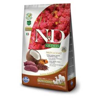 N&D Dog Quinoa Skin & Coat Adult Cervo Quinoa & Cocco 2,5 Kg.