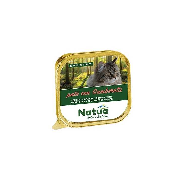 Natua Cat Country Pate' Gamberetti 100 Gr.