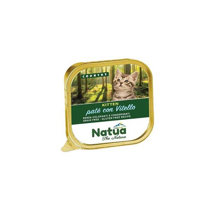 Natua Cat Country Pate' Kitten Vitello 100 Gr.