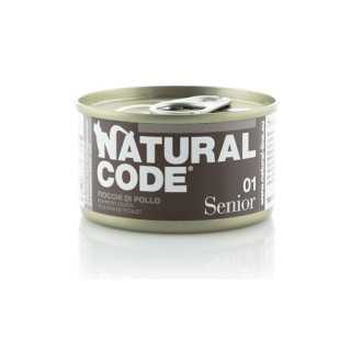 Natural Code 01 Senior Fiocchi Di Pollo 85 Gr.