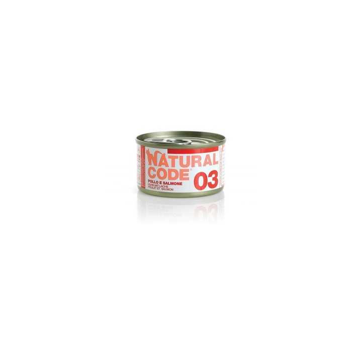 Natural Code 03 Pollo & Salmone 85 Gr.