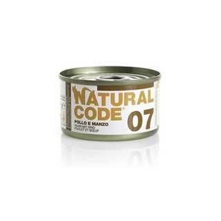 Natural Code 07 Pollo & Manzo 85 Gr.