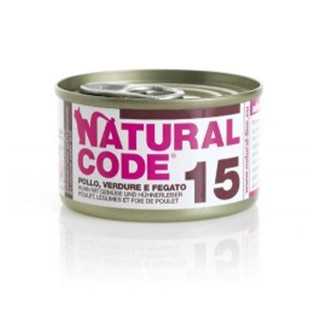 Natural Code 15 Pollo Con Verdure & Fegato 85 Gr.