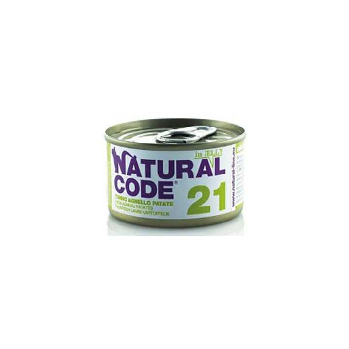 Natural Code 21 Tonno Con Agnello & Patate In Jelly 85 Gr.