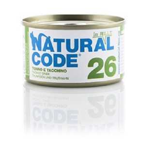 Natural Code 26 Tonno & Tacchino In Jelly 85 Gr.