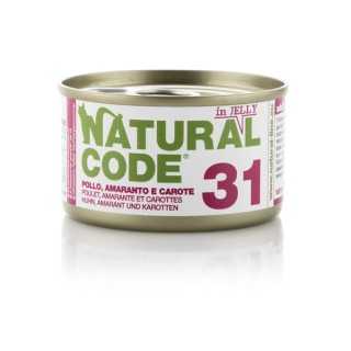 Natural Code 31 Pollo Con Amaranto & Carote In Jelly 85 Gr.