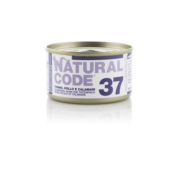 Natural Code 37 Tonno Con Pollo & Calamari 85 Gr.