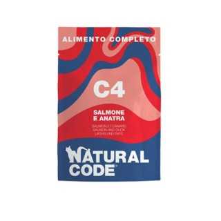 Natural Code C4 Completo Salmone & Anatra 70 Gr.