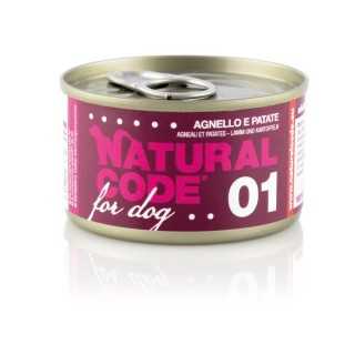 Natural Code Dog 01 Agnello & Patate 90 Gr.