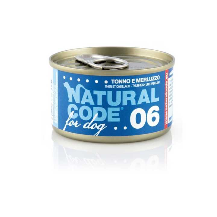 Natural Code Dog 06 Tonno & Merluzzo 90 Gr.