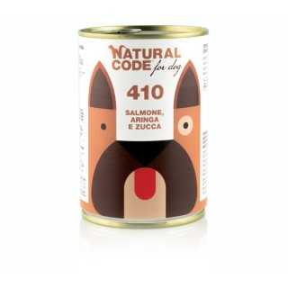 Natural Code Dog 410 Salmone, Aringa & Zucca 400 Gr.