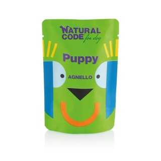 Natural Code Dog Puppy Agnello Busta 100 Gr.