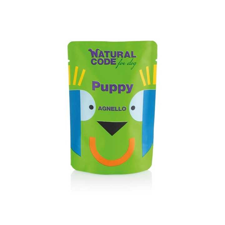 Natural Code Dog Puppy Agnello Busta 100 Gr.
