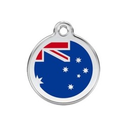 Reddingo Medaglietta Con Incisione Mod: Bandiera Australia