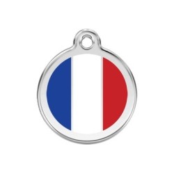 Reddingo Medaglietta Con Incisione Mod: Bandiera Francia